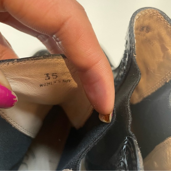 Tod's Shiny Black Patent Ankle Booties - Picture 7 of 7